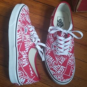 Vans Authentic Red Allover Print